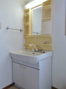 シャワー付洗面化粧台