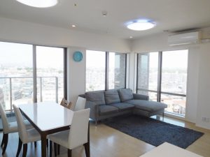 角部屋だから非常に明るい空間です