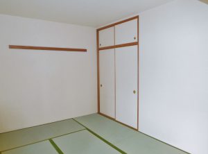 押入れ付きの和室。畳交換済みです